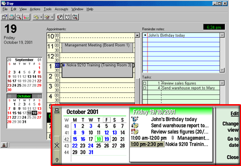 GroupWise and Nokia 9210 Communicator synchronization